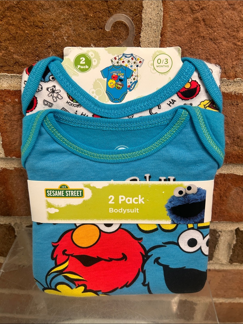 Sesame Street Baby Bodysuit 2-Pack -